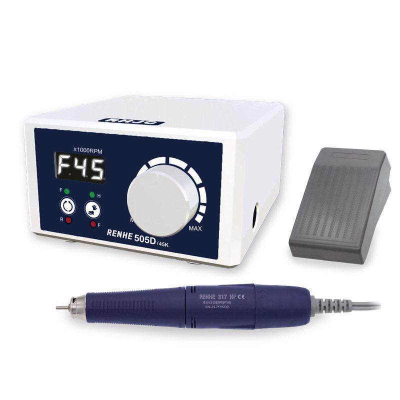 电动抛光机玉石雕刻珠木雕工具牙机模具打磨机RENHE505D