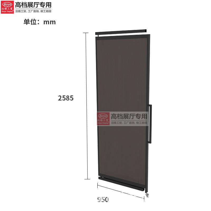 窗帘展架墙布样品展示架抽拉推拉旋转壁纸硅藻泥多功能立式落地式