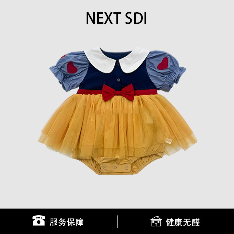 夏季小月龄女宝宝百天超萌公主裙