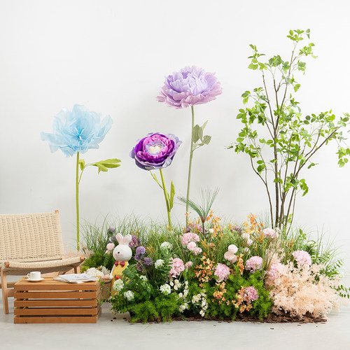 野花中庭花丛造景装饰异形花