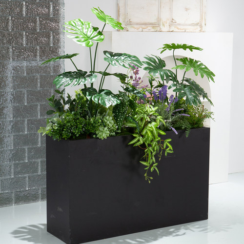 花箱仿真绿植摆件商场插花假花草