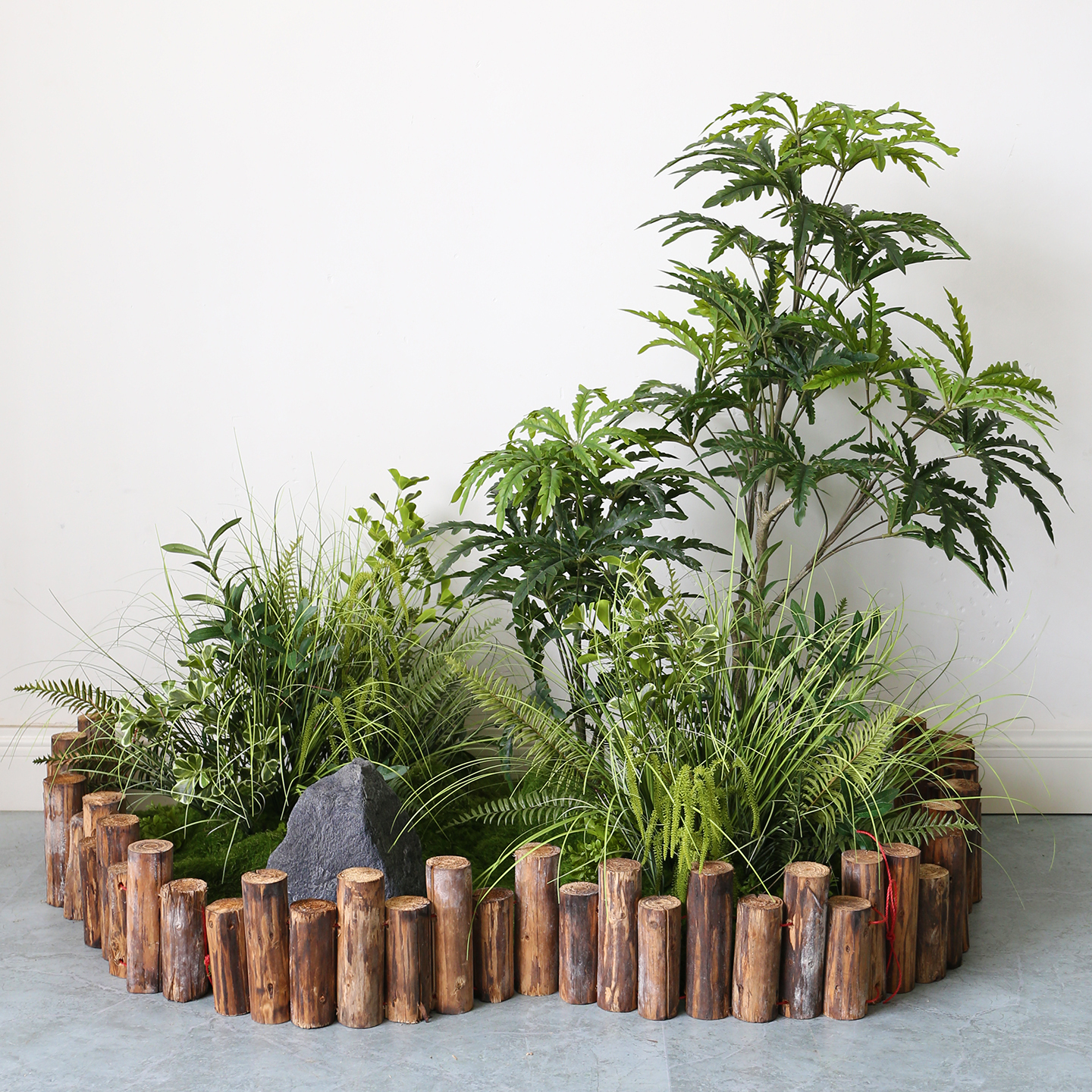 仿真园景绿植草垛草丛摆件造景仿生水池花园绿植软装苔藓野草堆