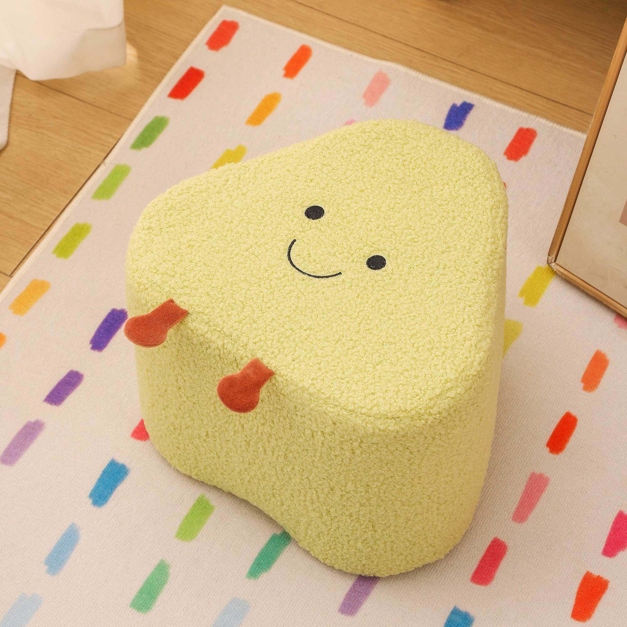 手工DIY三个奶粉罐改造儿童创意坐凳套草莓胡萝卜简约凳子外套