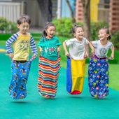 袋鼠跳袋幼儿园道具儿童跳袋子运动器材感统训练布袋户外活动玩具