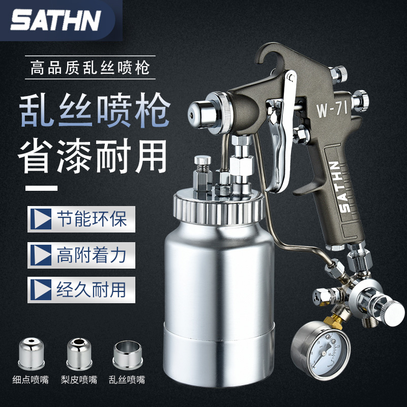 原装日本井原SGD-71乱丝喷枪云丝撒点油漆喷漆枪晒点拉丝打点喷枪