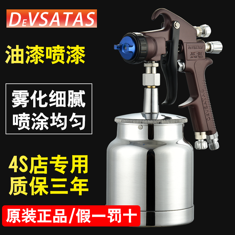 原装喷漆枪高雾化W-71W77汽车家具101面漆喷涂工具抢气动油漆喷枪