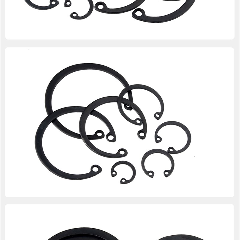 内卡簧 孔用挡圈 孔卡M47 48 50 52 55 56 C型弹簧钢垫圈开口挡圈