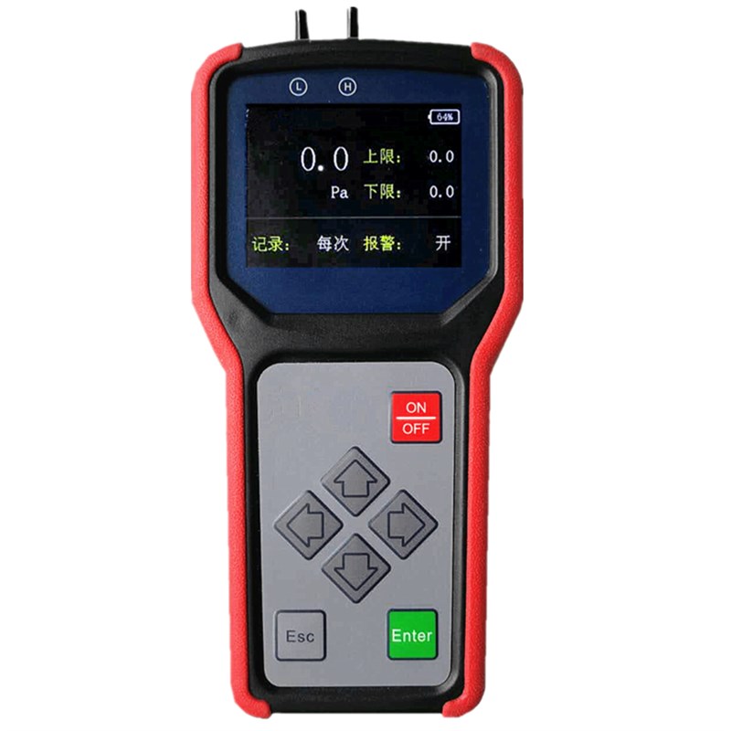 洁净区手持式数显微压差计 手持数字微压差表 移动微差压表差压计