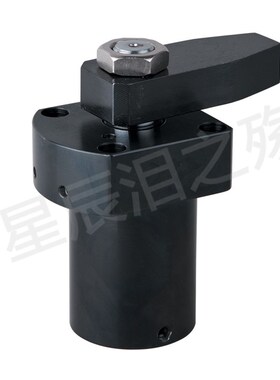 油压转角缸上法兰油路板式安装 夹具油缸 HSC-FAM25/32/40/50/63