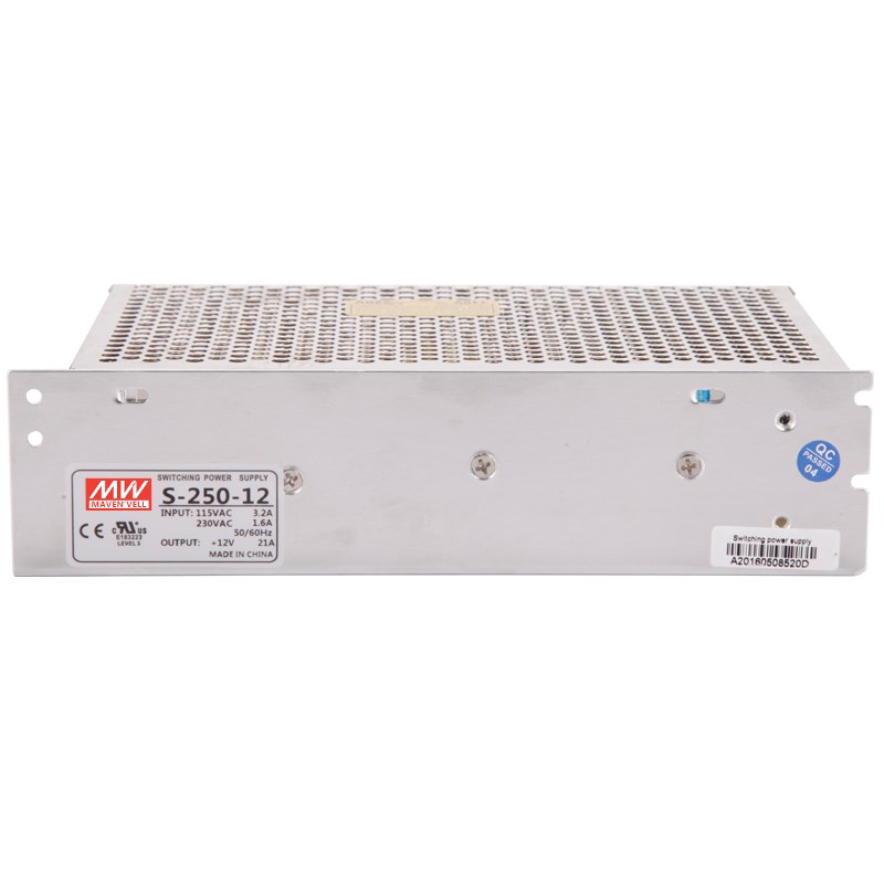 24V10A 48V5A 250W明伟开关电源S/MS-250W 12VL20A DC15V18V27V36
