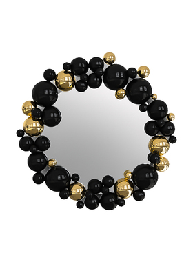 Bocadolobo轻奢气球挂镜不锈钢泡泡装饰镜高端设计师别墅玄关镜子