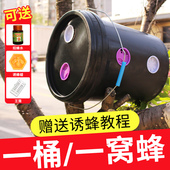 中蜂诱蜂桶黑色塑料桶蜂箱招蜂水蜂蜡野外收蜂桶引蜂捕蜂器中土蜂