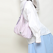 EHOOO春季 少女包包单双肩两用小背包大容量斜挎包多功能夏天布包