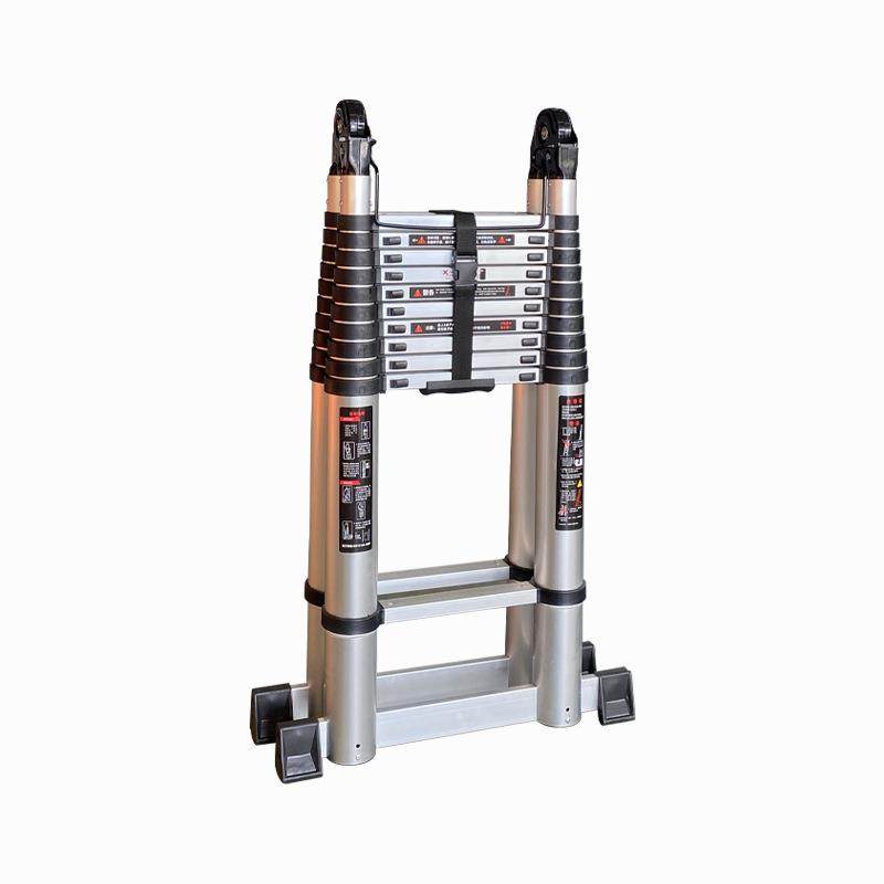 铝合金人字梯多功能伸缩梯5米6m10米加厚轻便携家用梯子工程专用