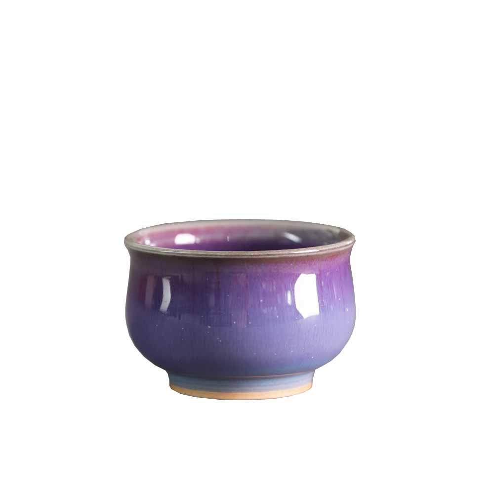 琉璃紫景德镇钧紫窑茶杯陶瓷主人品茗杯家用单杯家用茶具个人专用,餐饮具,茶杯,淘宝优惠券,粉丝福利购,淘宝优惠卷