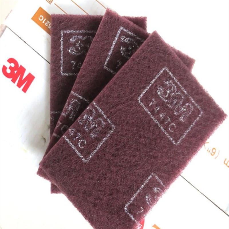 7447C工业百洁布60片箱6寸*9寸工业百洁布百洁布箱装拉丝布