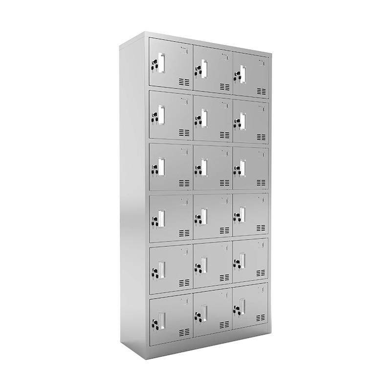 不锈钢碗柜员工多门带锁餐盘柜学校餐厅碗筷存放柜医院食堂餐具柜