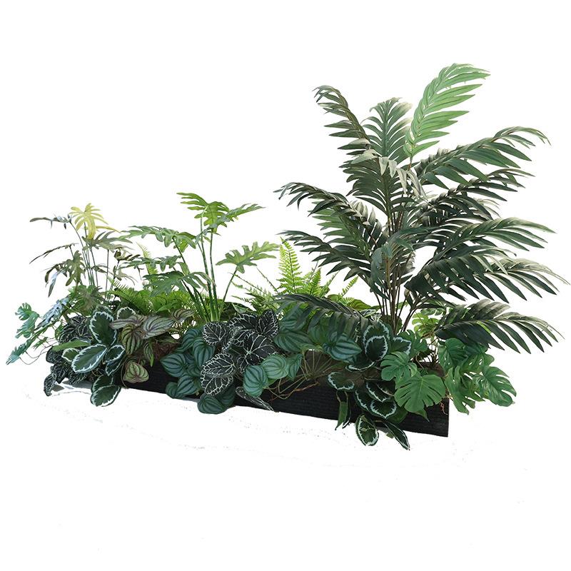 仿真绿植套装假花户外花槽花箱装饰假植物餐厅楼梯转角售楼部造景