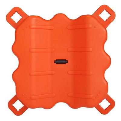 户外浮筒平台水上摩托艇龙舟停泊位塑料滚轮小凹槽浮漂桶浮桥厂家