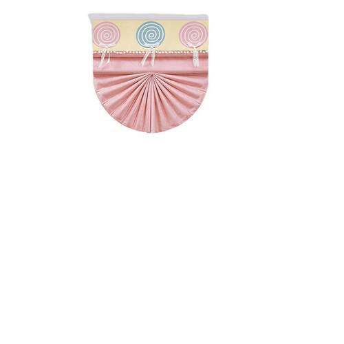 厂家供应遮阳粉色少女罗马帘成品简约升降折帘卷帘窗帘半遮光窗帘