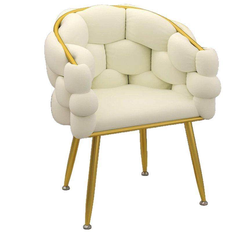 化妆椅子靠背女生卧室轻奢高级梳妆台专用凳子网红美甲椅