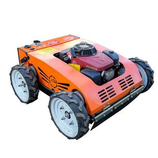 厂家遥控割草机SKK55 除草机开荒修剪割草机 4工作时自动充电轮式