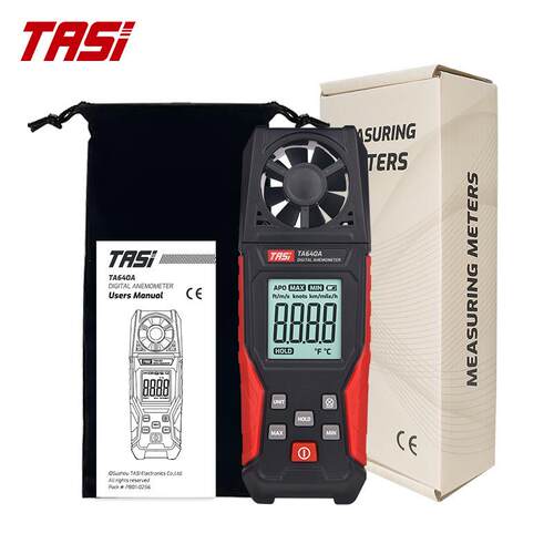 特安斯手持式TA640A风速仪数字风速测量仪测风仪高精度风温风速计