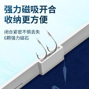 鱼漂盒大容量加宽多功能专用浮标盒套装大号鱼漂收纳盒三合一