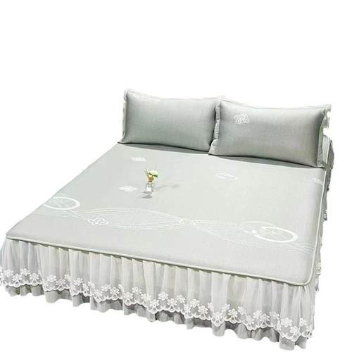 凉感冰小豆冰丝床裙可水洗亲肤母婴夏季床席空调软席1.5m1.8米