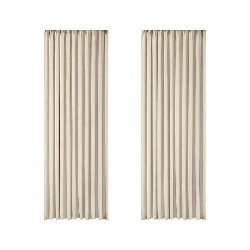 雪尼尔窗帘加厚奶油丝绒全遮光2025新款卧室客厅飘窗遮阳帘高级感