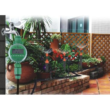 家庭盆栽/菜地滴灌微喷一体自动定时浇花器9mm大主管升级套餐