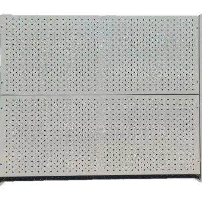 实体厂家生产建筑防护市政工地施工挡板白色网片围挡板冲孔围挡