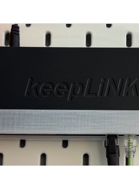 适用宜家SKADIS 洞洞板配件 KeepLink KP-9000-9XHML-X 交换机