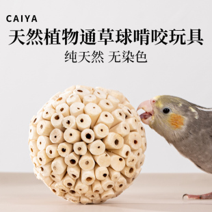 鹦鹉通草球啃咬玩具小太阳玄凤牡丹解闷发泄磨牙纯天然鸟用品大全