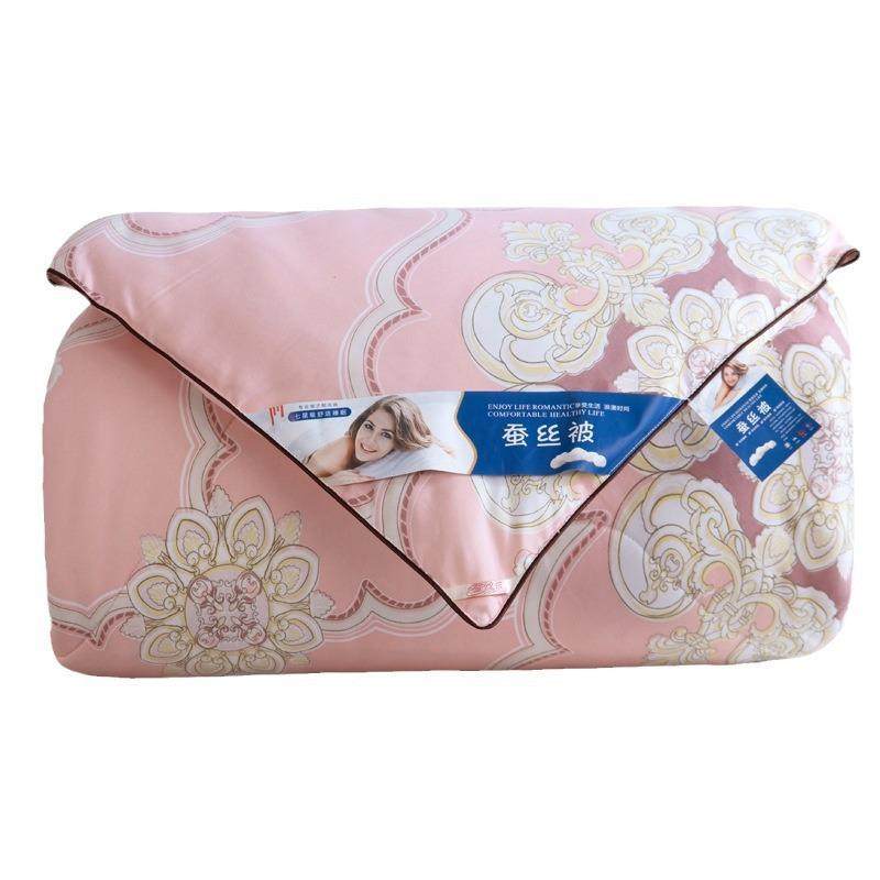 2025新款全棉印花仿蚕丝棉被夏被礼品被子加厚保暖秋冬单双人被芯,床上用品,化纤被,淘宝优惠券,粉丝福利购,淘宝优惠卷