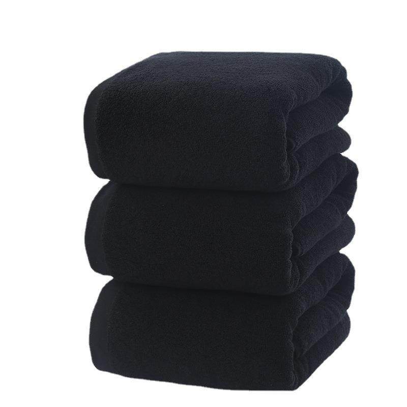 黑浴巾产地货源创意礼品广告全棉吸水酒店礼盒加印logo黑色大浴巾,居家布艺,浴裙/浴袍/浴衣,淘宝优惠券,粉丝福利购,淘宝优惠卷