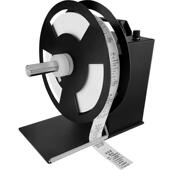 A9标签回卷器条码 卷纸机吊牌洗水唛自动收卷器条形码