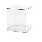 正方形亚克力花盒透明鲜花礼品包装 盒永生花展示盒手提情人节礼盒