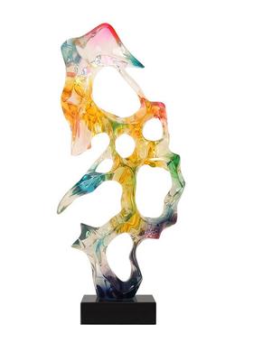 现代高档雕塑摆件高级感小众办公室客厅玄关家居树脂装饰酒店商用