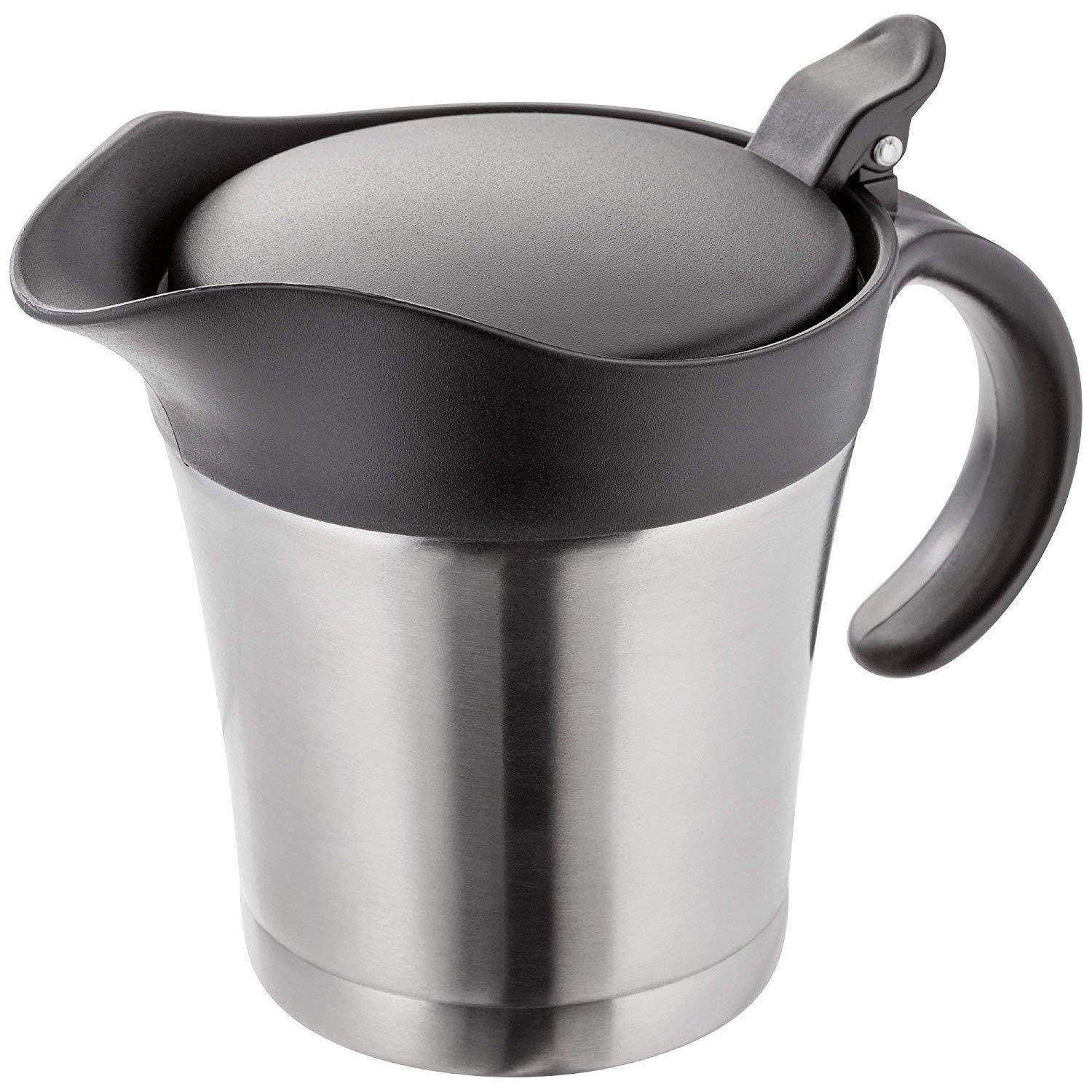 不锈钢果酱壶双层果浆汁分配器牛排汁壶调料罐厨房用品酱汁壶,厨房/烹饪用具,调味瓶罐/调料研磨器,淘宝优惠券,粉丝福利购,淘宝优惠卷