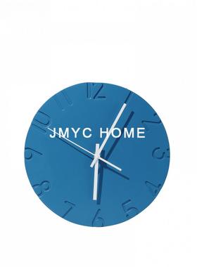 北欧创意时钟简约摆件办公室酒店客厅卧室家居时尚挂钟静音钟表