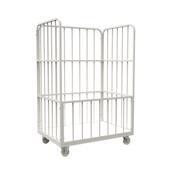 仓储物流周转车源头厂家供应半门周转车服装 厂房车间重物搬运推车