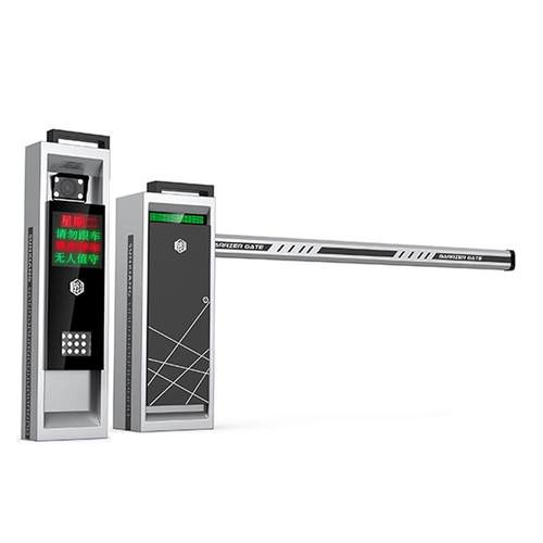 新款车牌识别一体机停车场收费云系统小区门禁升降杆栅栏道闸厂家
