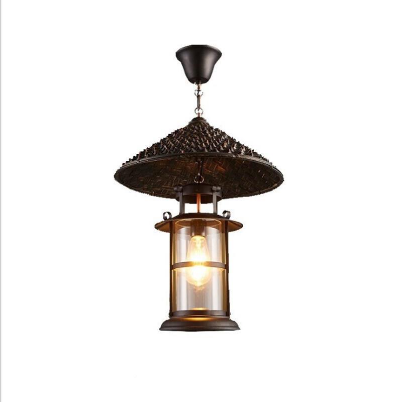 意复古工业灯风帽子吊酒吧台网咖餐厅道美式创个性LOFT装饰过灯具