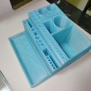 桌面工具收纳盒3D打印桌面整理收纳架皮具手表手机维修收纳架