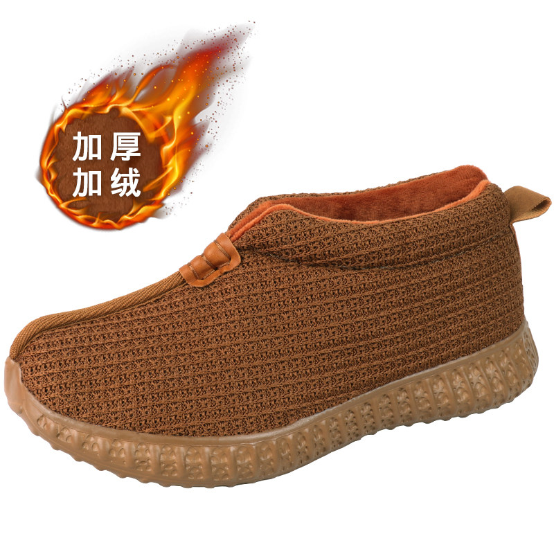 新弘通冬季僧鞋男加绒加厚保暖冬天厚底软底女棉鞋秋季和尚鞋禅修