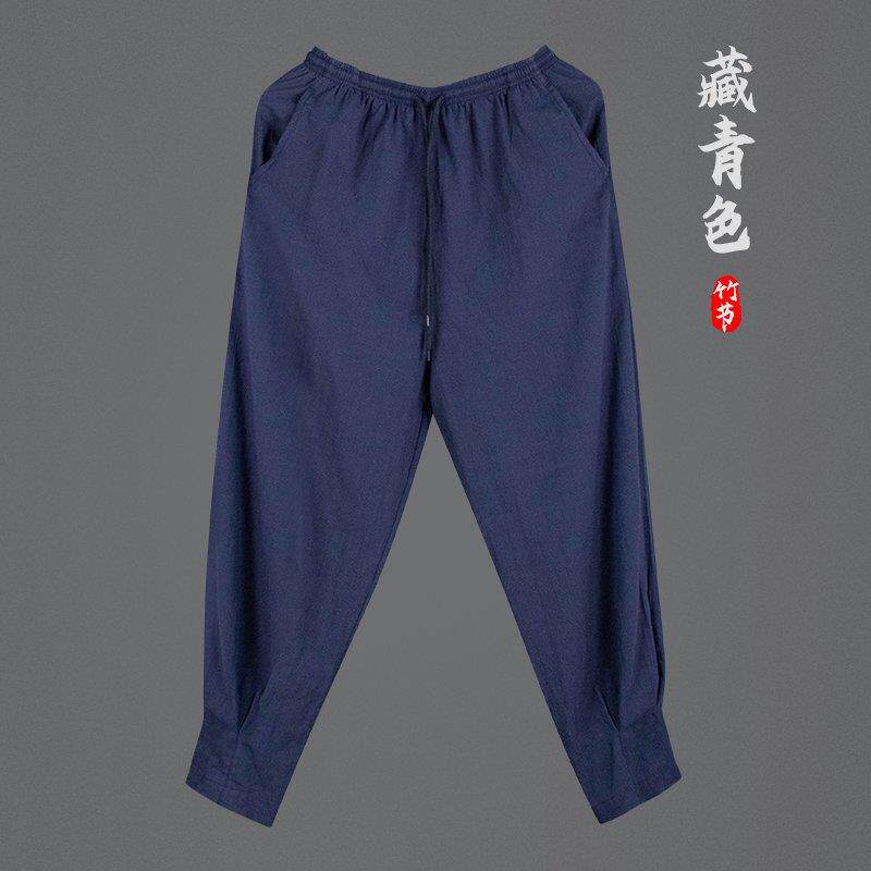 新款僧服夏季七分袖短褂套装可选免绑腿或大裤脚夏季薄款