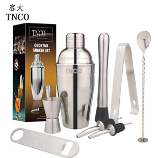 调酒器套装 红酒开瓶器  雪克杯 酒吧用具 雪克壶 调酒杯