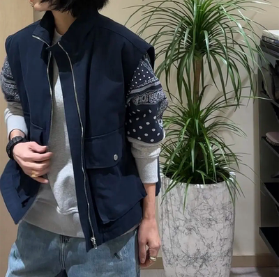 2026新款外贸日单女宽松显瘦休闲百搭棉马甲背心外套KN25038