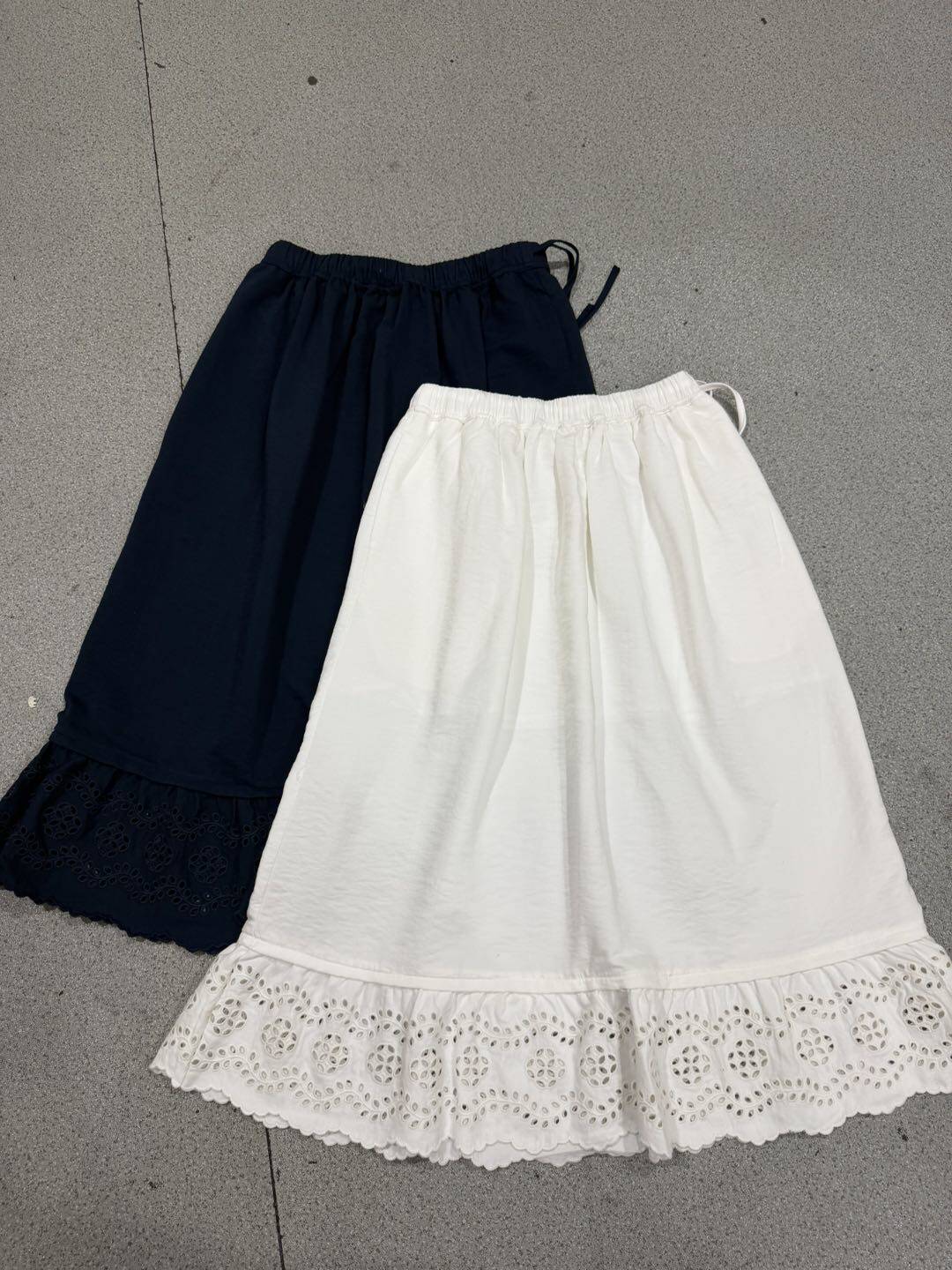春天新品甜美少女刺绣镂百搭显瘦少女半裙9999